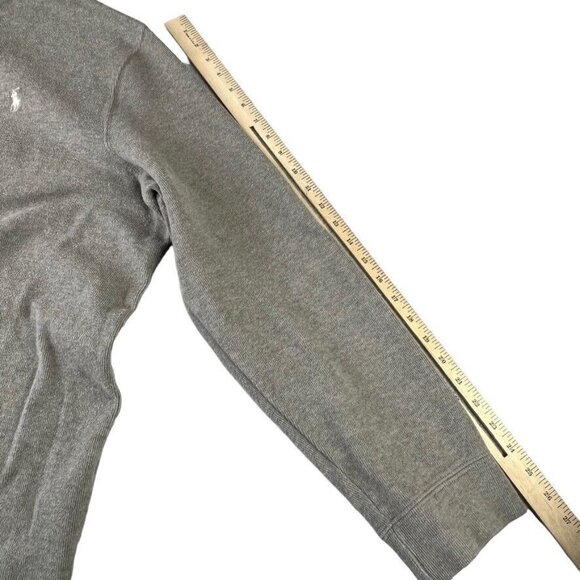 Polo Ralph Lauren Mens 1/4 Zip Sweater Pullover Size XXL 2XL Gray Collared - Picture 9 of 9